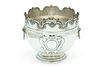 William Hutton & Sons (London, England) Sterling Silver Monteith Bowl, 1900, H 9.75" Dia. 11.5" 67.64t oz