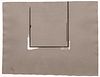 Robert Motherwell (American, 1915-1991) Etching on Wove Paper Ca. 1981, "Grey Open with White Paint", H 20.25" W 26"