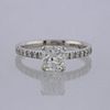 1.29 Carat Diamond Cushion Cut Engagement Ring