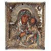 Russian icon of the Tikhvin Mother of God