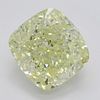 3.01 ct, Natural Fancy Light Yellow Even Color, VVS2, Cushion cut Diamond (GIA Graded), Appraised Value: $54,100 