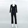 Chanel Couture black pant suit