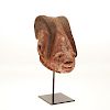 Yoruba Gelede carved wood tribal mask