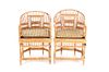 Thomasville Brighton Pavilion Bamboo Rattan Chairs