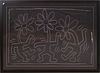 Keith Haring, (American, 1958-1990) Dancing Daisies, Subway Drawing