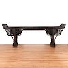 Large Chinese carved altar table