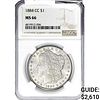 1884-CC Morgan Silver Dollar NGC MS66