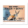 Person To Bunny Limited Edition Giclee from Warner Bros., Numbered with Hologram Seal and Certificate of Authenticity.