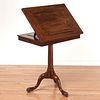 Unusual George III mahogany reading table