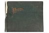 C. B. Waite. Álbum de Tauromaquia, Vistas de la Ciudad de México. 19 Fotografías, 13 x 20.5 cm. montadas sobre cartón. Sello...
