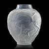 LALIQUE "Archers" vase, clear glass