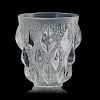 LALIQUE "Rampillon" vase, clear glass