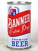 1961 Banner Extra Dry Beer 12oz Flat Top Can 34-26 Cumberland Maryland
