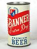 1954 Banner Extra Dry Beer 12oz Flat Top Can 34-25a Chicago Illinois