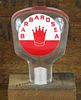 1955 Barbarossa Beer 3½ inch Acrylic Tap Handle Cincinnati Ohio