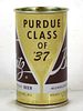 1957 Blatz Beer Purdue Class of 1937 Reunion 12oz Tab Top Can T216-17 Milwaukee Wisconsin