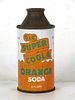 1959 Cantrell & Cochrane C&C Orange Soda 6oz Cone Top Can 