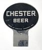 1933 Chester Beer Tin Tap Marker Chester Pennsylvania