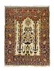 Antique Persian Hajijalili Tabriz Rug
