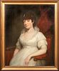 PORTRAIT OF A LADY MARY ANN PIGOT OIL PAINTING