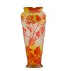 GALLE Vase with scalloped rim