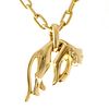 CARTIER PANTHERE 18K YELLOW GOLD NECKLACE