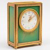 Cartier Gilt-Metal-Mounted Mantel Clock
