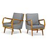 AMERICAN MODERN Pair of lounge chairs