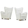 STYLE OF MOGENS LASSEN Pair of lounge chairs