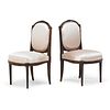 PAUL FOLLOT Two side chairs