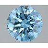 2.07 ct, Vivid Blue/VVS2, Round cut IGI Graded Lab Grown Diamond