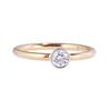 Tiffany &amp; Co Gold Platinum Diamond Engagement Ring