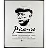 Pablo Picasso (Spanish, 1881-1973) Poster, From The Louvre in Paris White, Not Signed