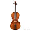 German Violin, unlabeled, length of back 362 mm.