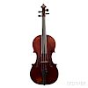 English Violin, labeled Arthur Betts, No. 2 North Piazza,/Royal Exchange, London 1837, length of back 357 mm.