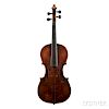 German Violin, labeled RAFFAELE ED ANTONIO GAGLIANO, Quodam Giovanni Napoli 1851.