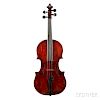 American Violin, Frederic G. Vallance, Detroit, c. 1920, stamped internally F. Vallance, branded at lower back F.G.VALLANCE, 
