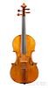 Violin, labeled Giuseppe Pedrazzini/Cremonese/fece in Milano l'Anno 1950, inscribed on the label, branded internally, length 