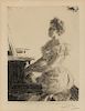 * Anders Zorn, (Swedish, 1860-1920), Au Piano, 1900