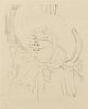 Henri de Toulouse-Lautrec, (French, 1864-1901), Coquelin Aine (from Portraits d'Acteurs et d'Actrices, Treize Lithographies),