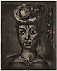 Georges Rouault, (French, 1871-1958), Femme affranchie, a quatorze heures, chante midi (pl. 17 from Miserere), 1923
