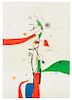 Joan Miro, (Spanish, 1893-1983), Demi-Mondaine a sa fenetre, 1975