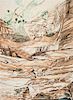 Philip Pearlstein, (American, b. 1924), Mummy Cave Ruins at Canyon de Chelly, 1980