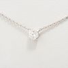 CARTIER LOVE SUPPORT DIAMOND 18K WHITE GOLD NECKLACE
