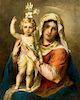 * Hans Zatzka, (Austrian, 1859-1945), Madonna and Child