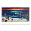 Wyland, "Sea Life Below" Limited Edition Lithograph, Numbered and Hand Signed with Certificate of Authenticity.