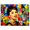 Nastya Rovenskaya- Original Oil on Canvas "Sophia Loren"