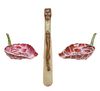 Asian Famille Rose Porcelain Water Droppers and Nephrite Belt Hook