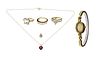 14k Yellow Gold and Cubic Zirconia Jewelry Assortment