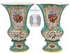 Pair Of Large 19th C. German Meissen Vases